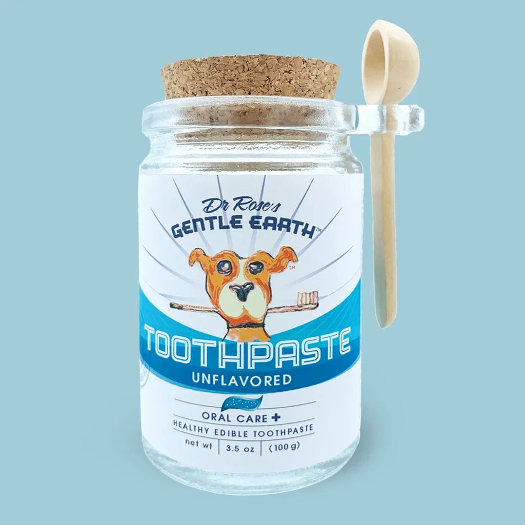 GENTLE EARTH PETS All Natural Vegan Dog Toothpaste – Unflavored