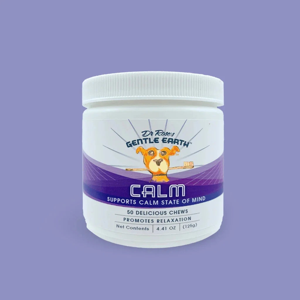 GENTLE EARTH PETS Natural Vegan Calming Treat for Dogs