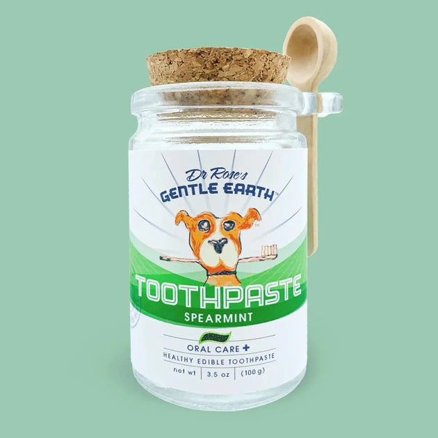 GENTLE EARTH PETS All Natural Vegan Dog Toothpaste – Spearmint